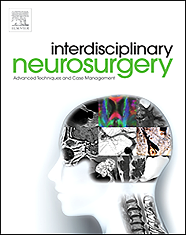 Go to journal home page - Interdisciplinary Neurosurgery